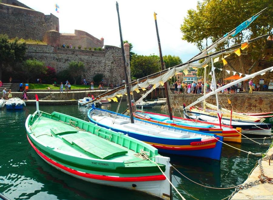 Кольюр и Перпиньян - набережная Кольюра