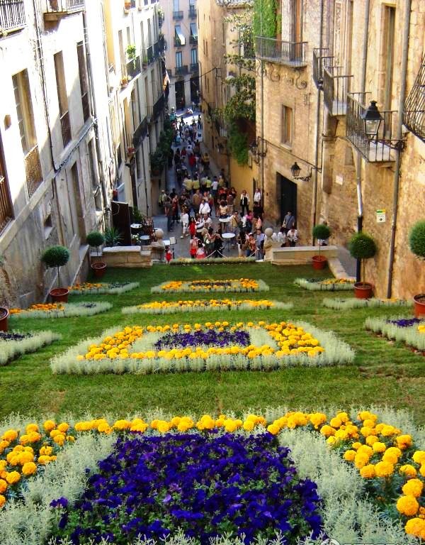 Ситжес и винные погреба Торрес - ковры цветов